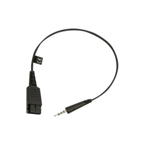 Lige ledning QD til 3,5 mm jack